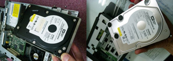 ハードディスク（HDD）の交換修理